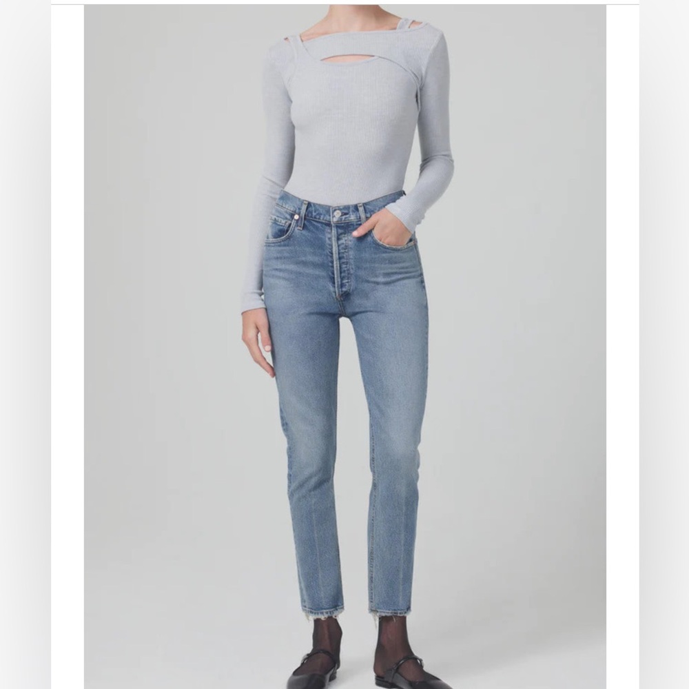Citizens of Humanity Jolene High Rise Vintage Slim in Dimple Size 24